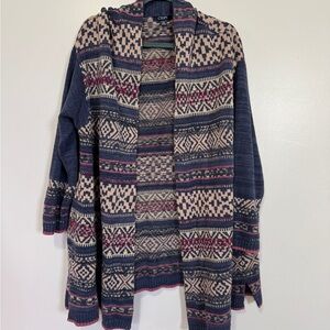 Chaps Women's Southwestern Patterned Cardigan, Size 2X